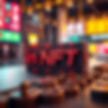 Graphic showcasing investment strategies for NFTs