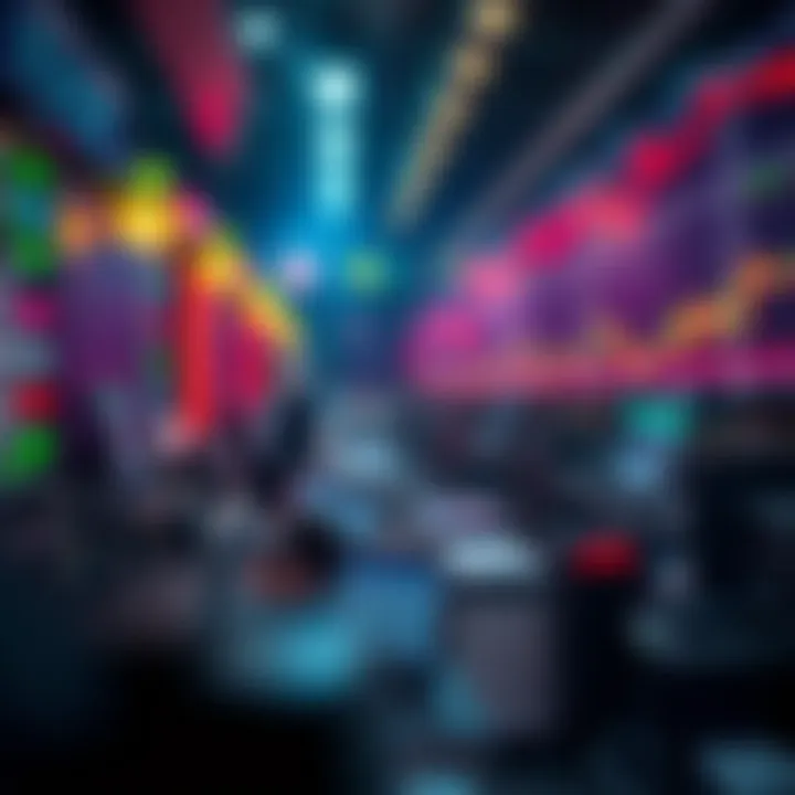 Visual representation of algorithmic trading