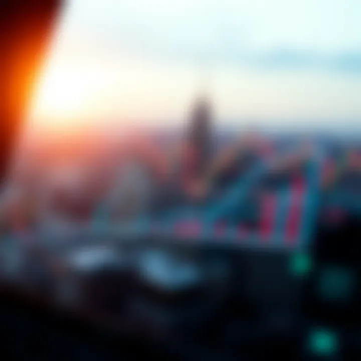 Graph showing risk management techniques in trading