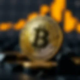 A visual representation of Bitcoin as the pioneering cryptocurrency