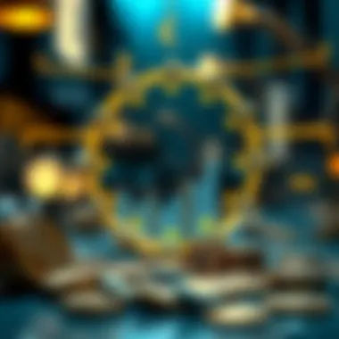 Infographic depicting the impact of sociopolitical factors on cryptocurrency values