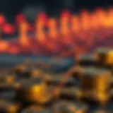 Graph illustrating the historical exchange rate trends between the Russian ruble and the US dollar.