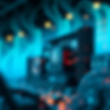 The Essence of ASIC Mining Illustration depicting the concept of ASIC mining