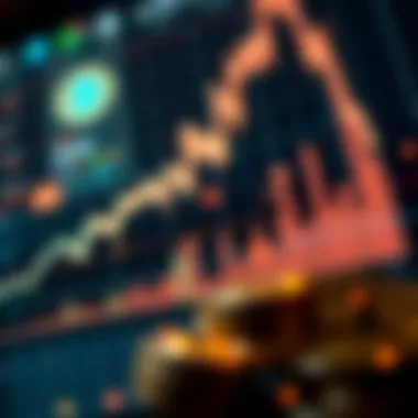 Cryptocurrency Market Growth Dynamics Graph illustrating cryptocurrency market growth