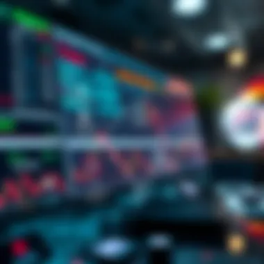 Visual diagram showing the algorithms behind automated trading strategies