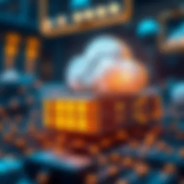Scalability in Blockchain Cloud Storage A graphical representation of scalability in blockchain cloud storage solutions