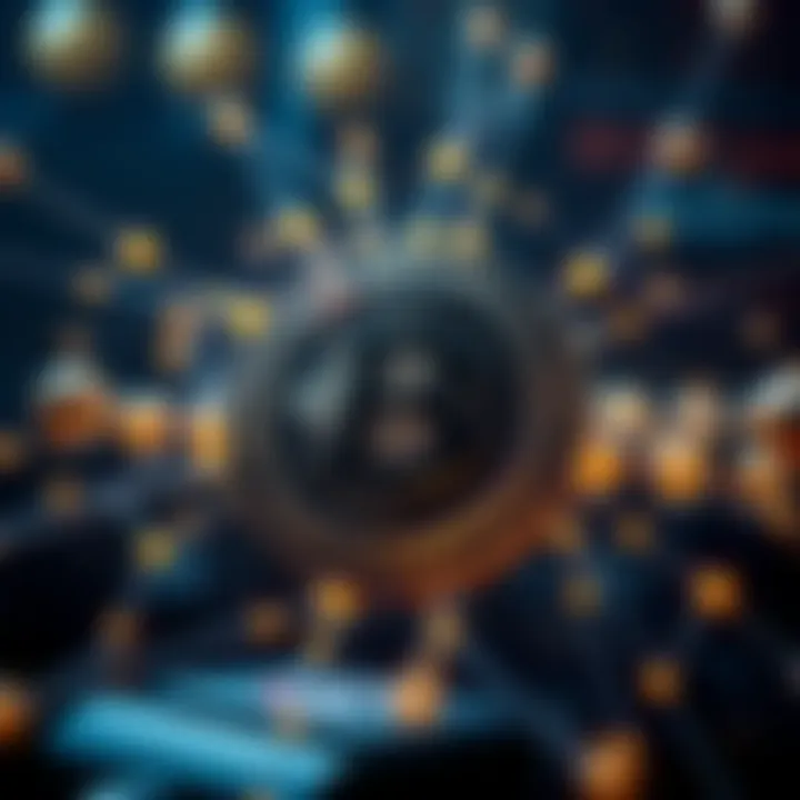 Understanding Blockchain: The Backbone of Cryptocurrency Blockchain technology representation with digital network