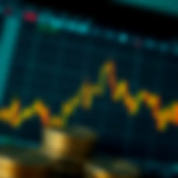 Bollinger Bands applied to cryptocurrency price fluctuations