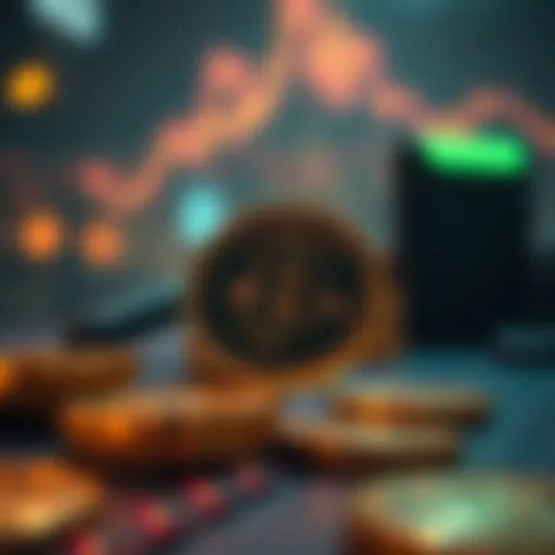 Conceptual representation of Buzzcoin's unique characteristics in the cryptocurrency market