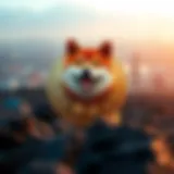 Digital representation of Shiba Inu Coin