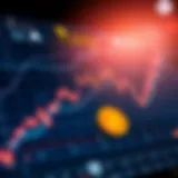 Graph illustrating cryptocurrency market trends