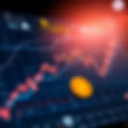 Graph illustrating cryptocurrency market trends