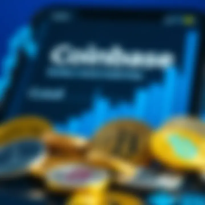 Diverse cryptocurrencies available in the app