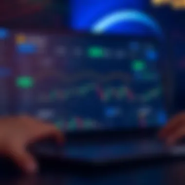 Coinbase Trading Dashboard User interface of Coinbase showcasing trading dashboard