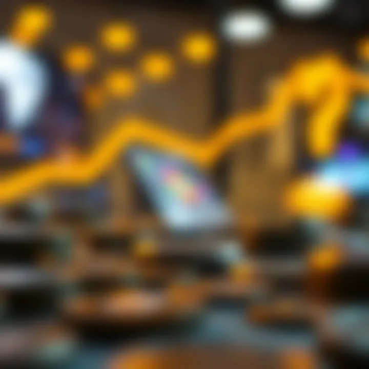 Graph illustrating commission structures in affiliate programs