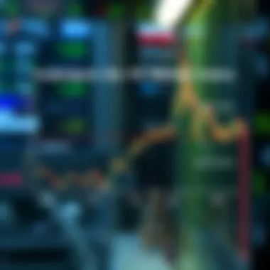 Graph showing the comparison between stop limit orders and market orders