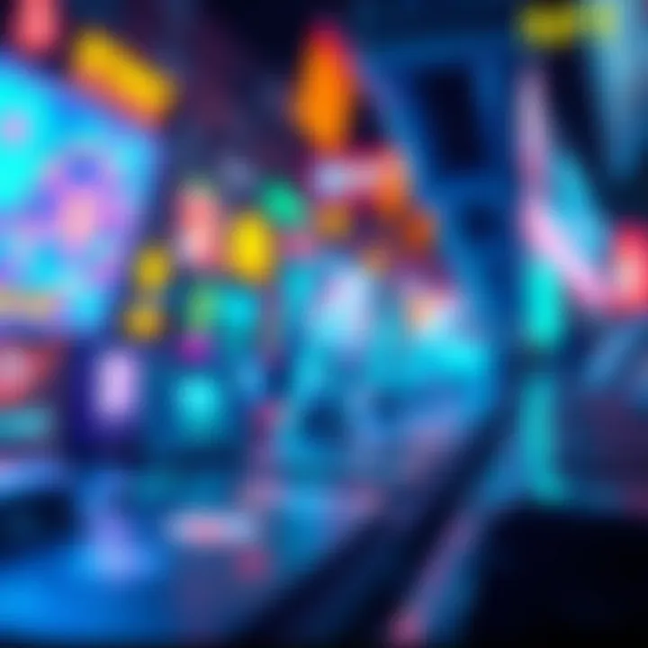 A vibrant digital canvas showcasing NFT art concepts