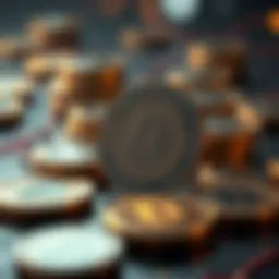 Conceptual representation of digital ownership via non-fungible tokens.