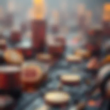 Synergy Between Cryptocurrency and NFTs Artistic interpretation of cryptocurrency integration with NFT platforms