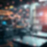 Visual representation of decentralized network architecture