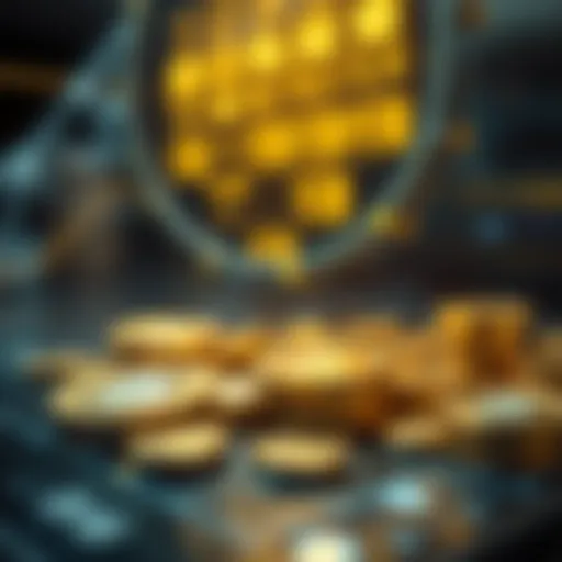 Visual representation of digital cash transactions