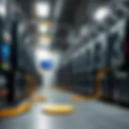 Cryptocurrency mining equipment setup