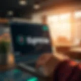 Visual representation of Eightcap trading platform interface