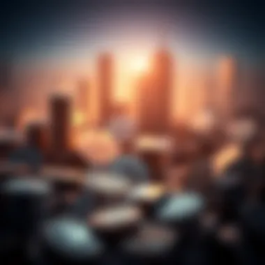 Graph showcasing potential growth of new cryptocurrencies