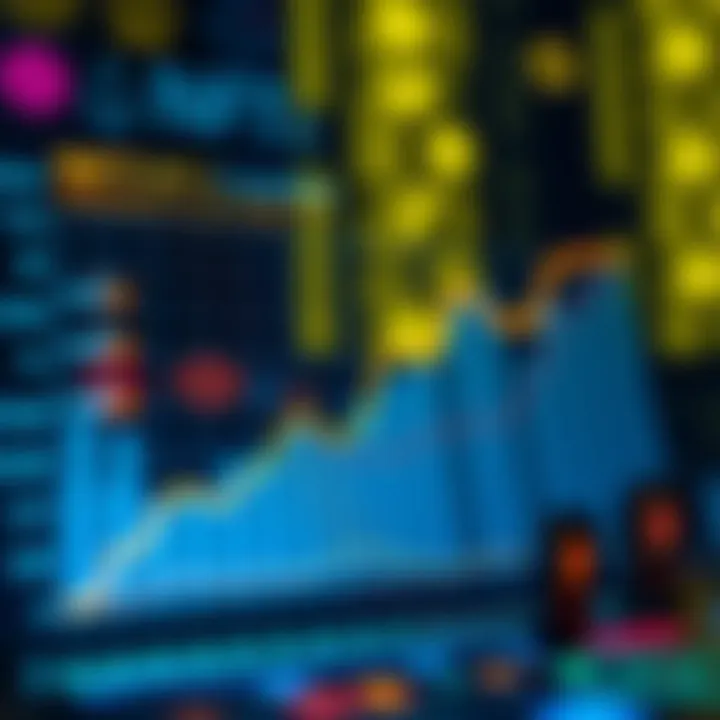 Market Dynamics of NFTs and Cryptocurrencies Graph showcasing the evolving marketplace of NFTs and cryptocurrencies