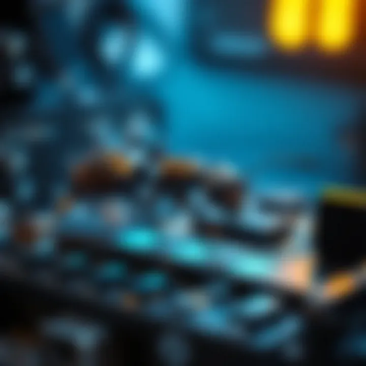 Conceptual Illustration of Ant Mining Technology Conceptual illustration of ant mining technology