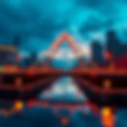 Visual representation of the Anyswap Bridge architecture with cross-chain connectivity