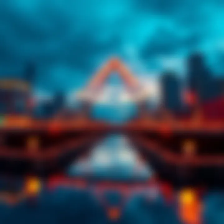 Anyswap Bridge Architecture Overview Visual representation of the Anyswap Bridge architecture with cross-chain connectivity