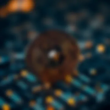 Cardano blockchain technology representation