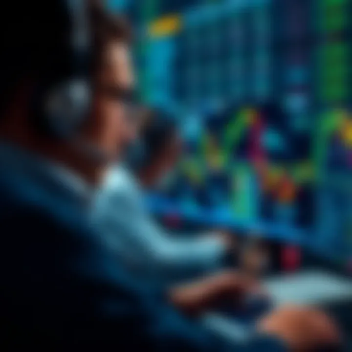 A dynamic visual representation of investor behavior influenced by expert traders