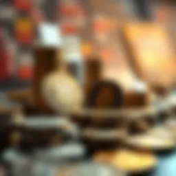 Visual representation of various cryptocurrency categories