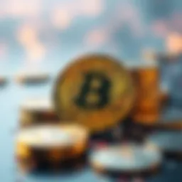 Visual representation of cryptocurrency and IRA integration