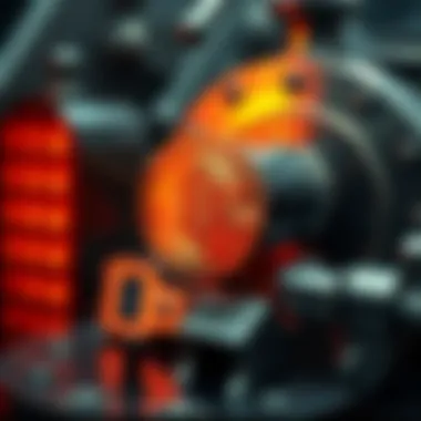A detailed image of coin minting machinery, highlighting the precision involved in production.