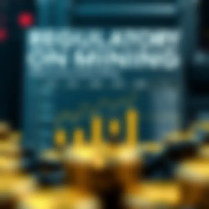 Chart showing regulatory impacts on cryptocurrency mining