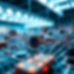 Abstract representation of NFT technology within a blockchain framework