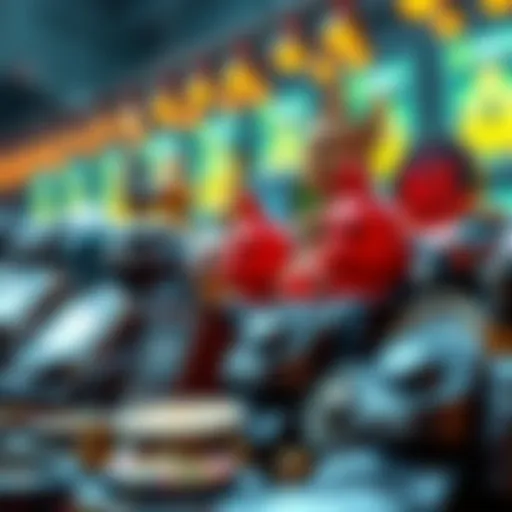 A digital representation of various NFTs showcasing creativity and uniqueness