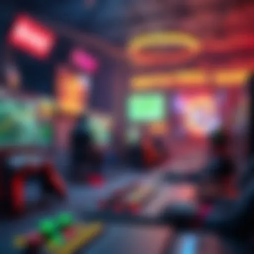 NFTs in the Gaming Universe Visual representation of NFTs in the gaming world