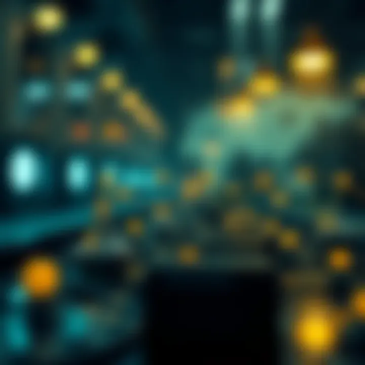 Visual representation of P2P financial networks