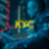 Conceptual representation of KYC in cryptocurrency