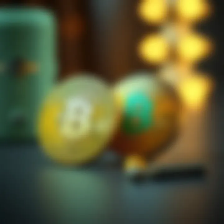 Digital and Physical Asset Fusion A visual representation of a digital asset alongside a physical object, symbolizing the connection between the two worlds.