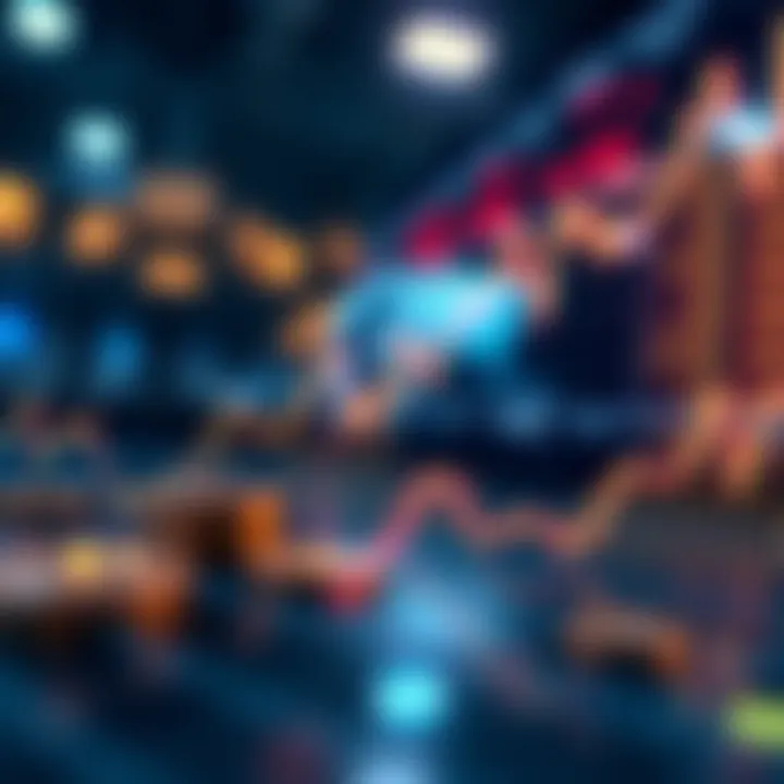 Market Dynamics of Cryptocurrencies A graph showcasing market dynamics of cryptocurrencies