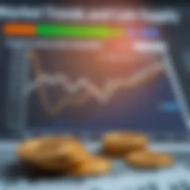 Market Trends and Coin Supply Chart showing market trend implications of coin supply