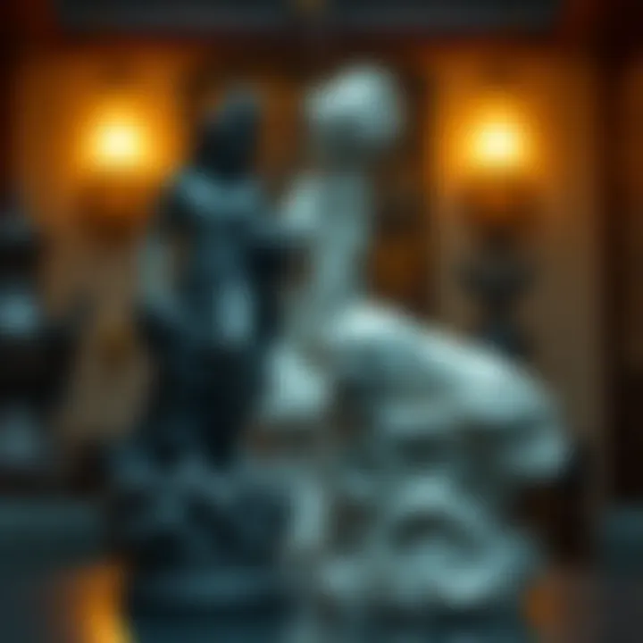 Traditional vs. NFT Sculpture A visual comparison of traditional sculpture and its NFT counterpart.