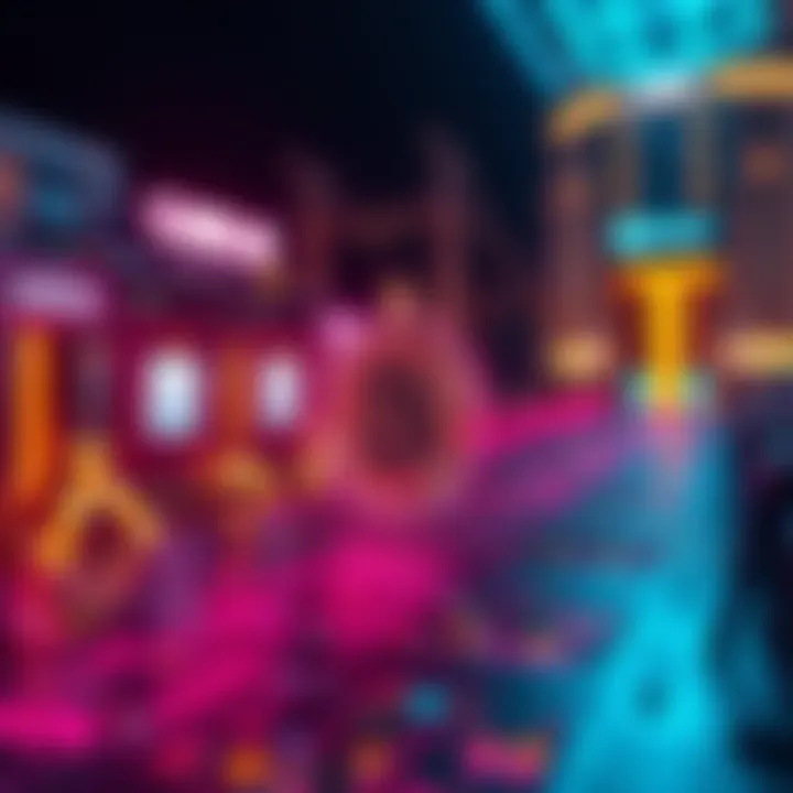 Blockchain technology visual representation