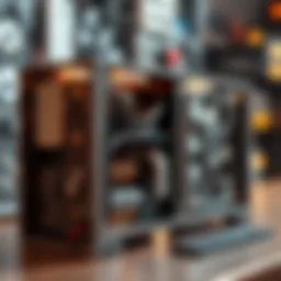 Intricate components of a mining box