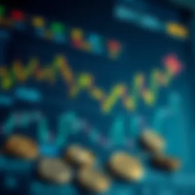 Cryptocurrency Market Trends Analysis Visual representation of cryptocurrency market trends with graphs